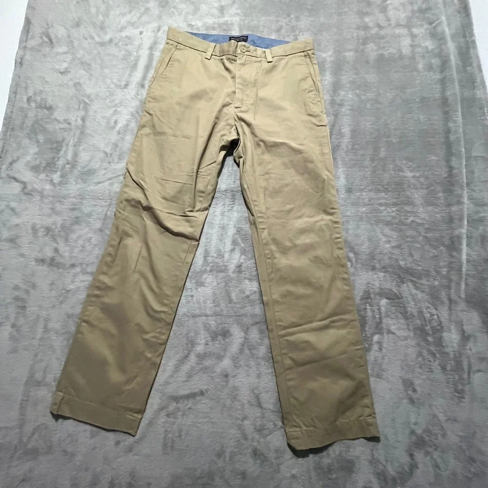 Banana Republic Emerson Chino Mens 33x32 (Meas. 33x31) Khaki Tan   Pants 202084